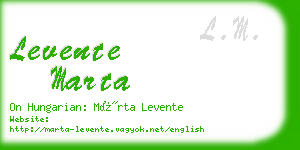 levente marta business card